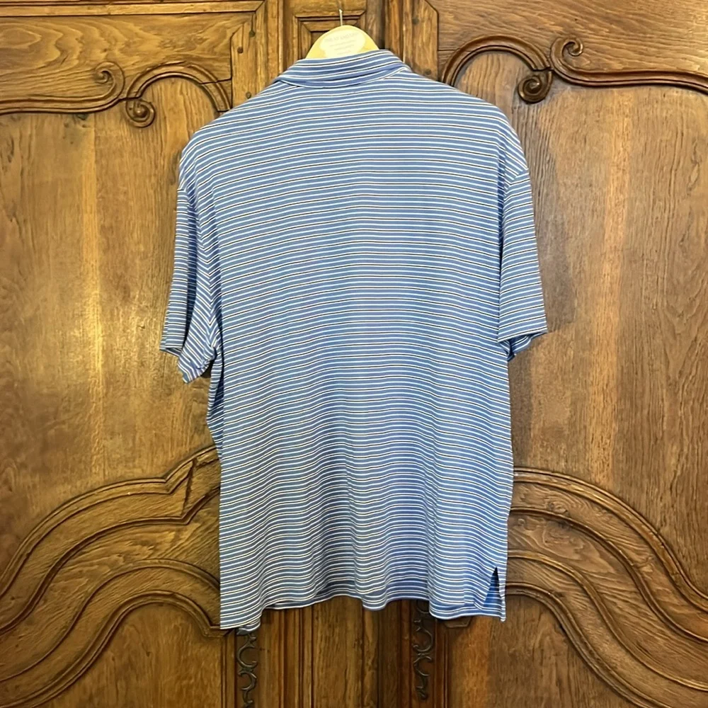 Polo Ralph Lauren Pima Soft Touch Polo Shirt Men's Blue Stripe